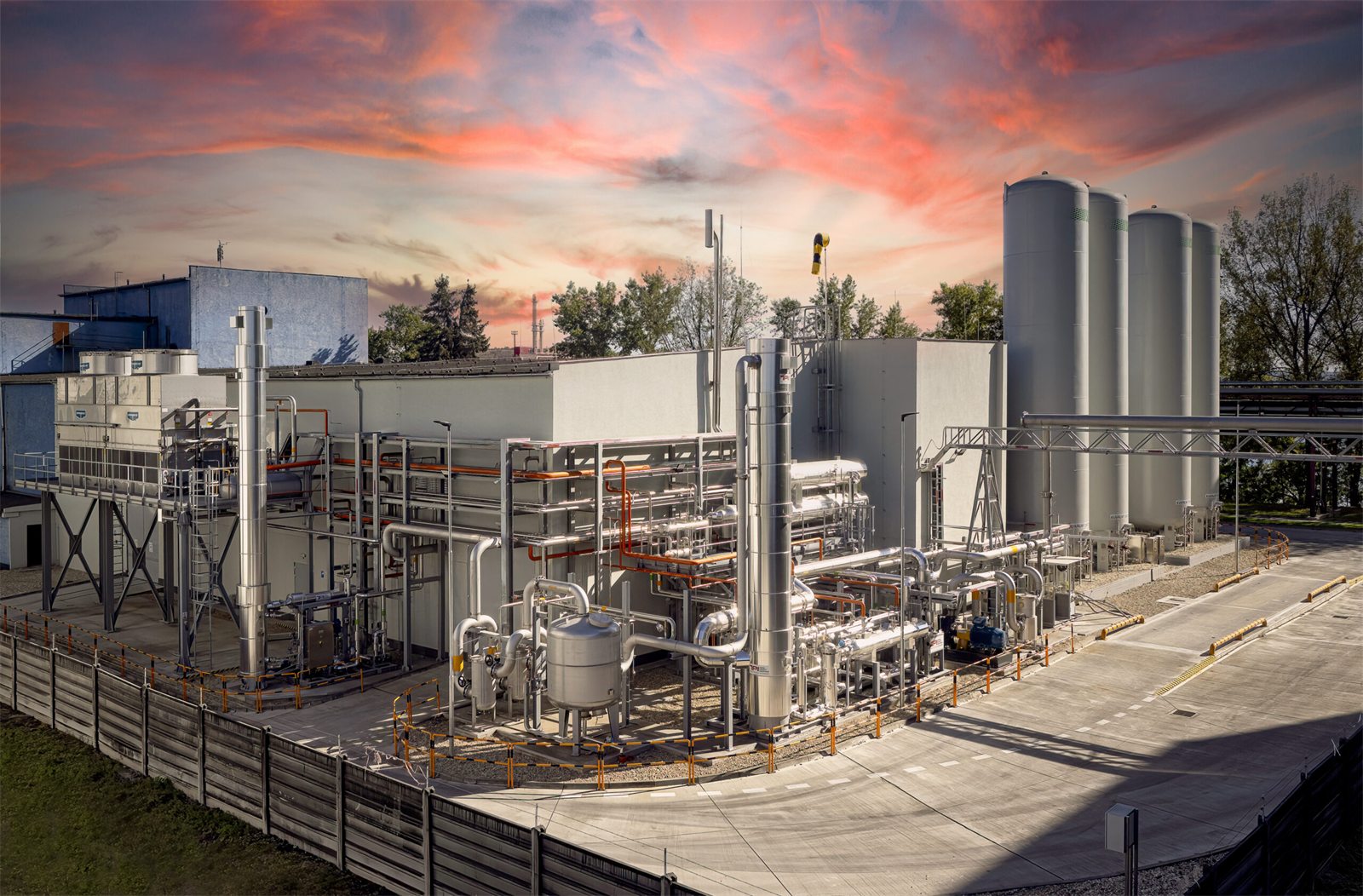 SIAD Slovakia CO2 recovery and liquefaction plant in Leopoldov